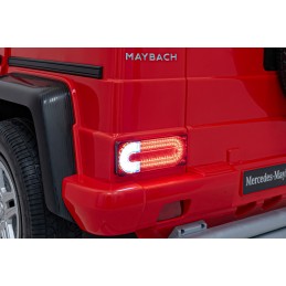 Pojazd Mercedes Benz MAYBACH G650 STRONG Czerwony