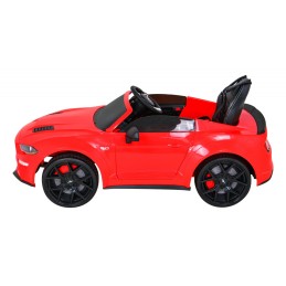 Autko Ford Mustang GT na akumulator dla dzieci Czerwony