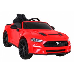 Autko Ford Mustang GT na akumulator dla dzieci Czerwony
