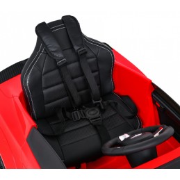 Autko Ford Mustang GT na akumulator dla dzieci Czerwony