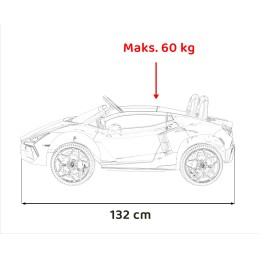Pojazd Lamborghini Revuelto XL Niebieski