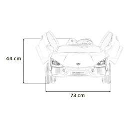 Pojazd Lamborghini Revuelto XL STRONG Czarny