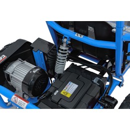 Pojazd Gokart Elektryczny MAIGHTY Niebieski