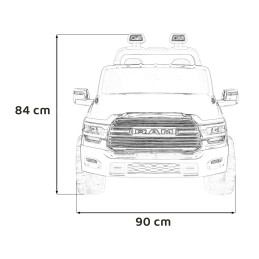 Pojazd RAM 3500 Różowy