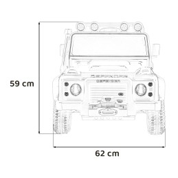 Pojazd Land Rover Defender 110 SVX Concept Biały