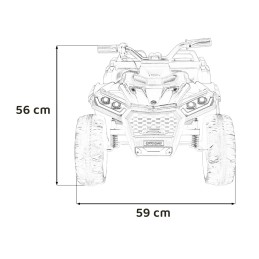 Pojazd Quad Sport TX ATV Czerwony