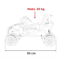 Pojazd Buggy Madman UTV-MX Czarny