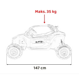 Pojazd RACING Road 2000 Biały