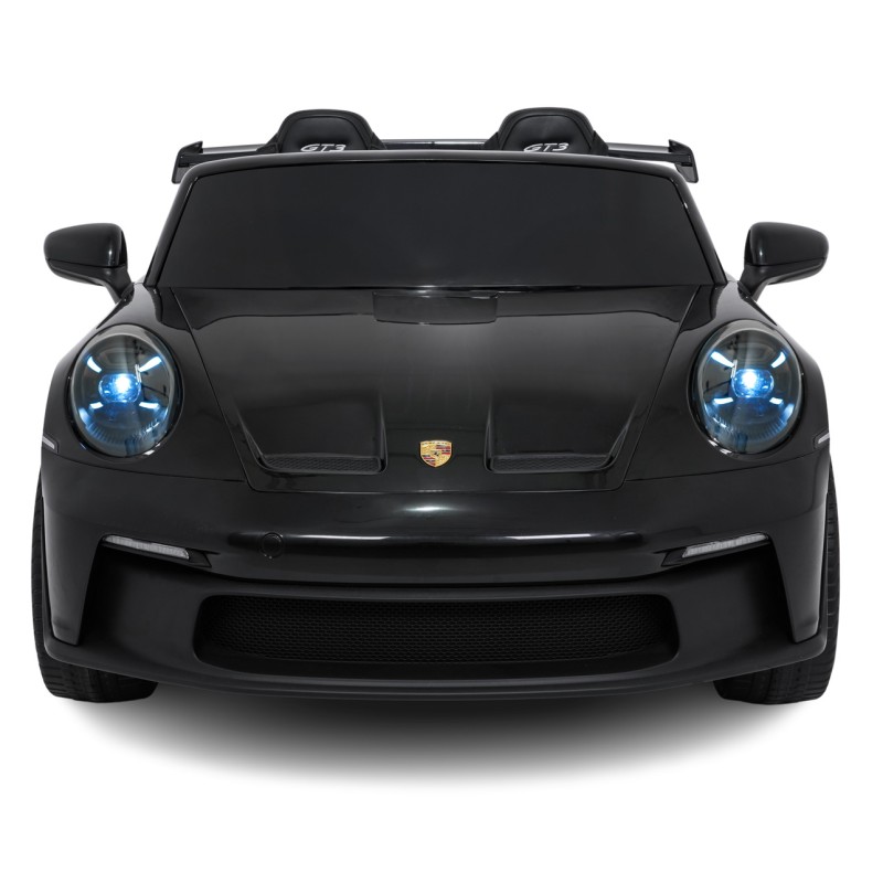 Pojazd Porsche 911 GT3 Czarny, wyścigowy samochód dla dzieci