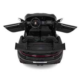 Pojazd Porsche 911 GT3 Czarny, wyścigowy samochód dla dzieci