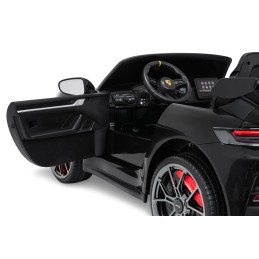 Pojazd Porsche 911 GT3 Czarny, wyścigowy samochód dla dzieci