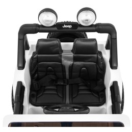 Jeep Wrangler Rubicon na akumulator dla dzieci Biały + Pilot