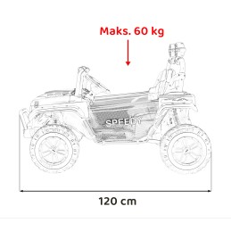 Pojazd Terenowy PASSION 4x4 Czarny