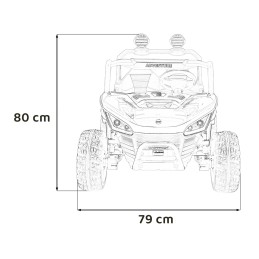 Pojazd Buggy SPEEDY 4x4 Czerwony