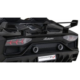 Lamborghini SVJ DRIFT dla 2 dzieci Czarny + Funkcja driftu + Pilot + MP3 LED + Wolny Start