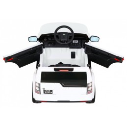 Land Rover Discovery Autko elektryczne dla dzieci Biały SUV + Pilot