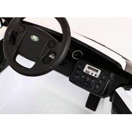Land Rover Discovery Autko elektryczne dla dzieci Biały SUV + Pilot
