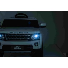 Land Rover Discovery Autko elektryczne dla dzieci Biały SUV + Pilot