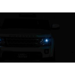 Land Rover Discovery Autko elektryczne dla dzieci Biały SUV + Pilot