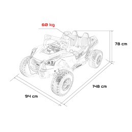 Pojazd Buggy RTR Monster Speed 4x4 Czarny