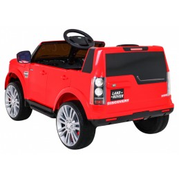 Land Rover Discovery Autko elektryczne dla dzieci, Czerwony SUV + Pilot
