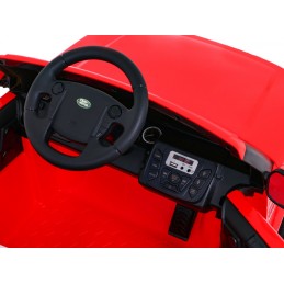 Land Rover Discovery Autko elektryczne dla dzieci, Czerwony SUV + Pilot