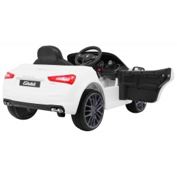 Maserati Ghibli na akumulator dla dzieci Biały + Pilot