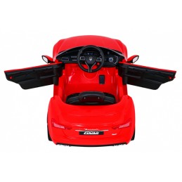 Maserati Ghibli na akumulator dla dzieci Czerwony + Pilot + Wolny Start + EVA + MP3 USB + LED