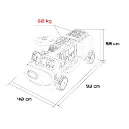 Pojazd Lokomotywa Stacyjkowo Czerwona