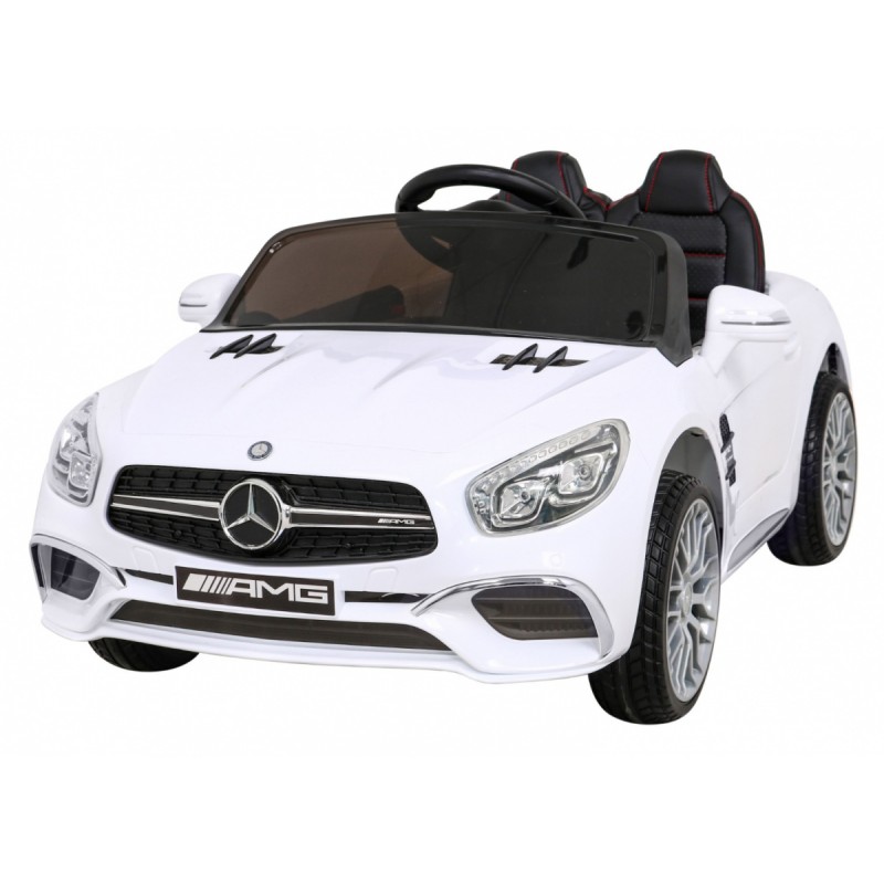 Mercedes Benz AMG SL65 S elektryczny dla dzieci Biały + Pilot