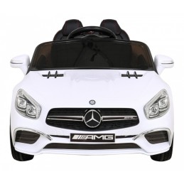 Mercedes Benz AMG SL65 S elektryczny dla dzieci Biały + Pilot