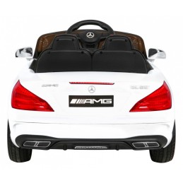 Mercedes Benz AMG SL65 S elektryczny dla dzieci Biały + Pilot