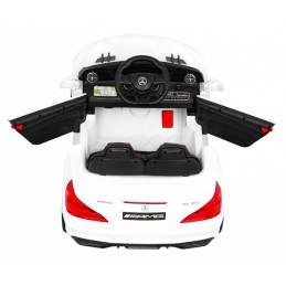Mercedes Benz AMG SL65 S elektryczny dla dzieci Biały + Pilot