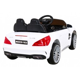 Mercedes Benz AMG SL65 S elektryczny dla dzieci Biały + Pilot