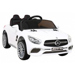 Mercedes Benz AMG SL65 S elektryczny dla dzieci Biały + Pilot