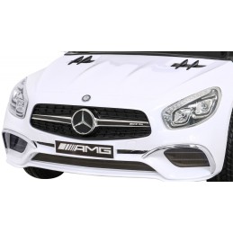 Mercedes Benz AMG SL65 S elektryczny dla dzieci Biały + Pilot