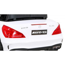 Mercedes Benz AMG SL65 S elektryczny dla dzieci Biały + Pilot