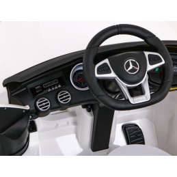 Mercedes Benz GLC63S dla dzieci, Biały SUV + Pilot + Napęd 4x4