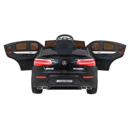Mercedes Benz GLC63S dla dzieci Czarny Suv + Pilot + Napęd 4x4