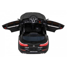 Mercedes Benz GLC63S dla dzieci Czarny Suv + Pilot + Napęd 4x4