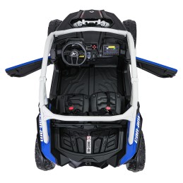 Pojazd Buggy Maverick Turbo RR Koła Niebiesko-Szary