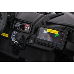 Pojazd Buggy Maverick Turbo RR Koła Niebiesko-Szary