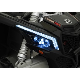 Pojazd Buggy Maverick Turbo RR Koła Niebiesko-Szary