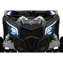 Pojazd Buggy Maverick Turbo RR Koła Niebiesko-Szary