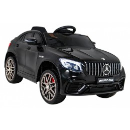Mercedes Benz GLC63S dla dzieci Czarny Suv + Pilot + Napęd 4x4