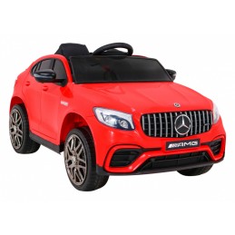 Mercedes Benz GLC63S dla dzieci Czerwony SUV + Pilot