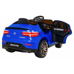 Mercedes Benz GLC63S dla dzieci Niebieski SUV z pilotem