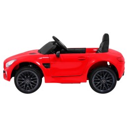 Mercedes Benz GT na akumulator dla dzieci Czerwony + Pilot + Wolny Start + MP3 LED
