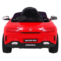 Mercedes Benz GT na akumulator dla dzieci Czerwony + Pilot + Wolny Start + MP3 LED