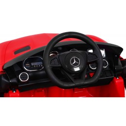 Mercedes Benz GT na akumulator dla dzieci Czerwony + Pilot + Wolny Start + MP3 LED